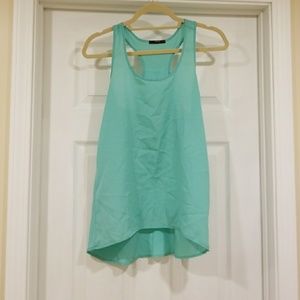 Mint sleeveless blouse